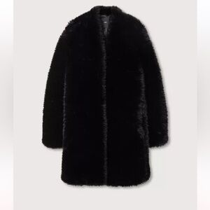 MANGO Women's Oversize Faux-Fur Coat
